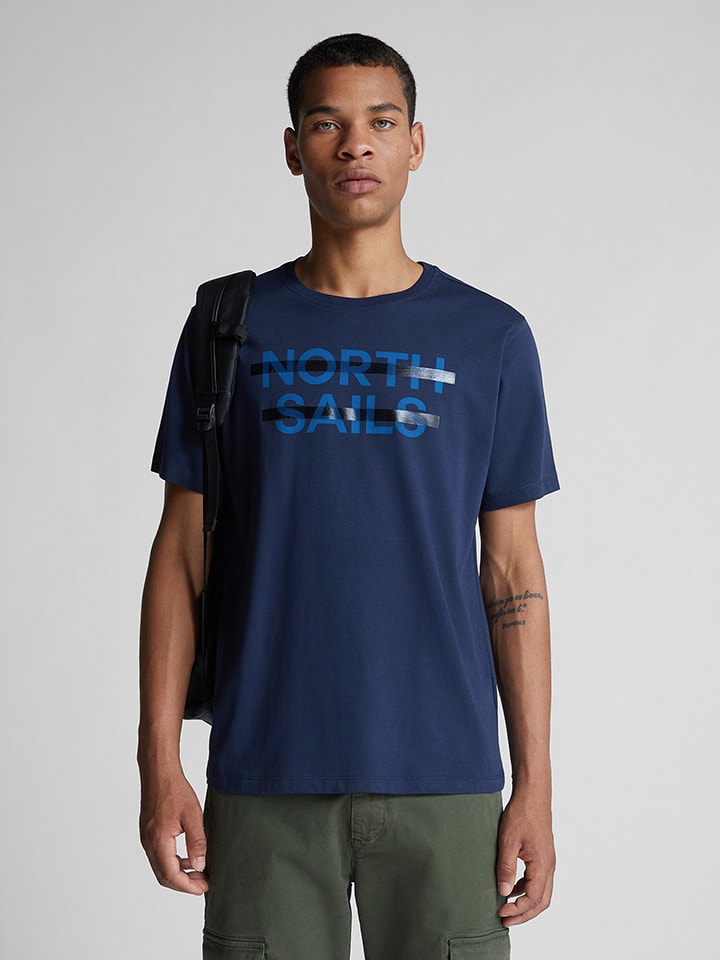 North Sails Koszulka w kolorze granatowym rozmiar: L