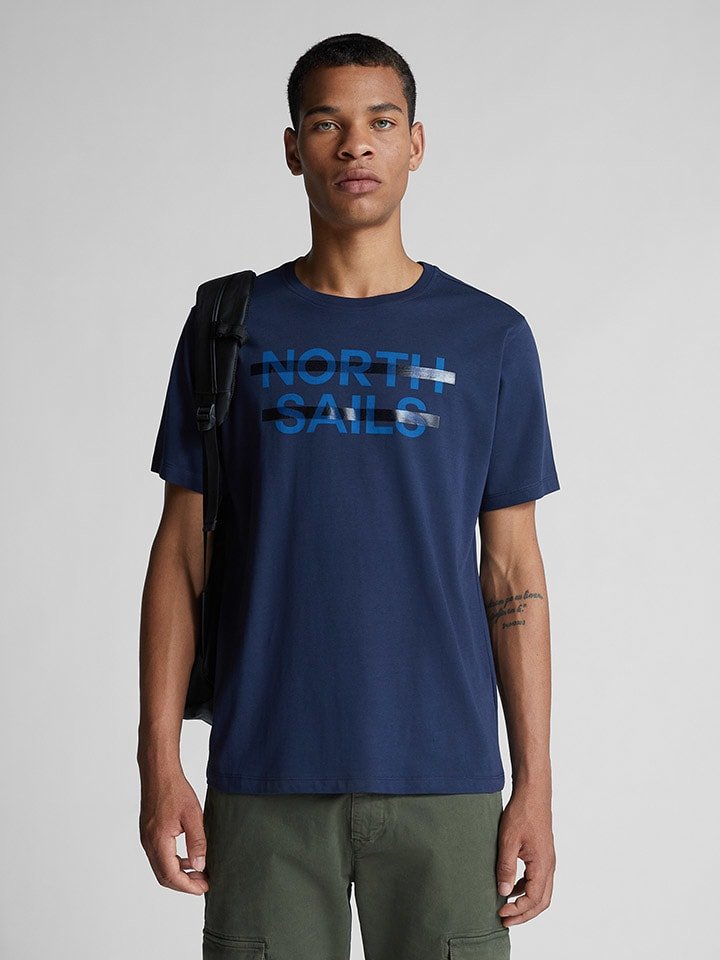 North Sails Koszulka w kolorze granatowym rozmiar: L