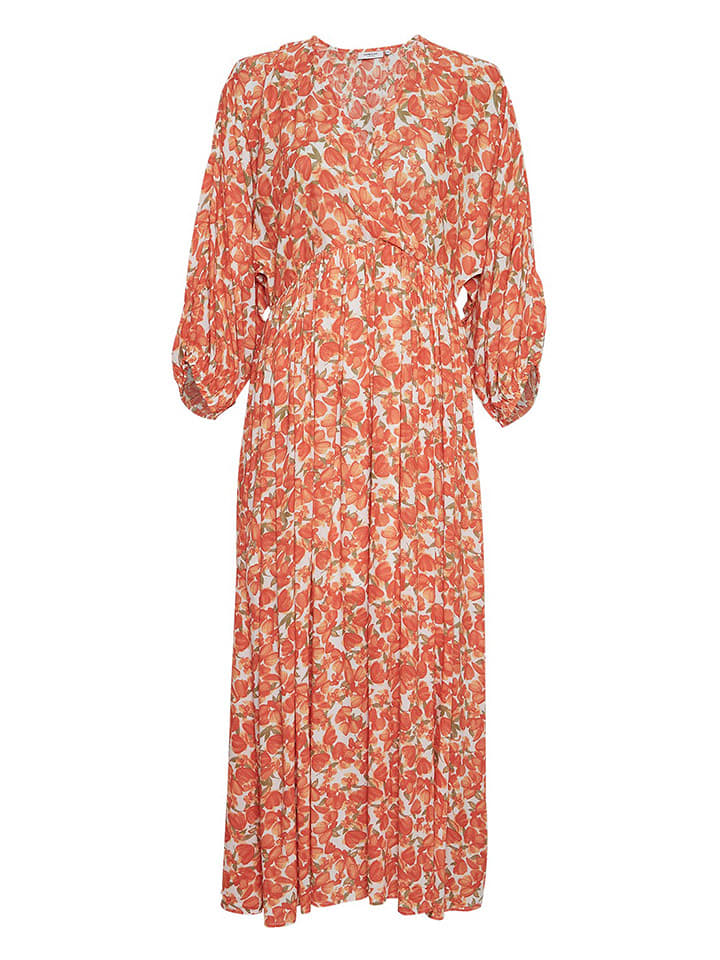 MOSS COPENHAGEN Sukienka "Pietra" w kolorze pomarańczowym rozmiar: S/M