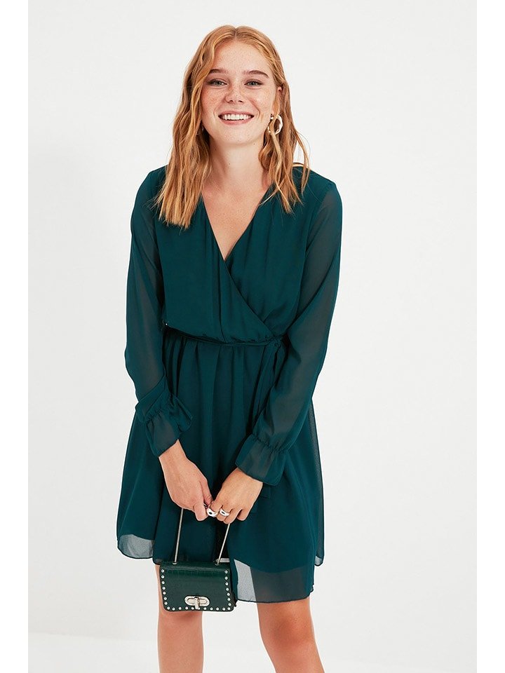 trendyol Sukienka w kolorze morskim rozmiar: 34