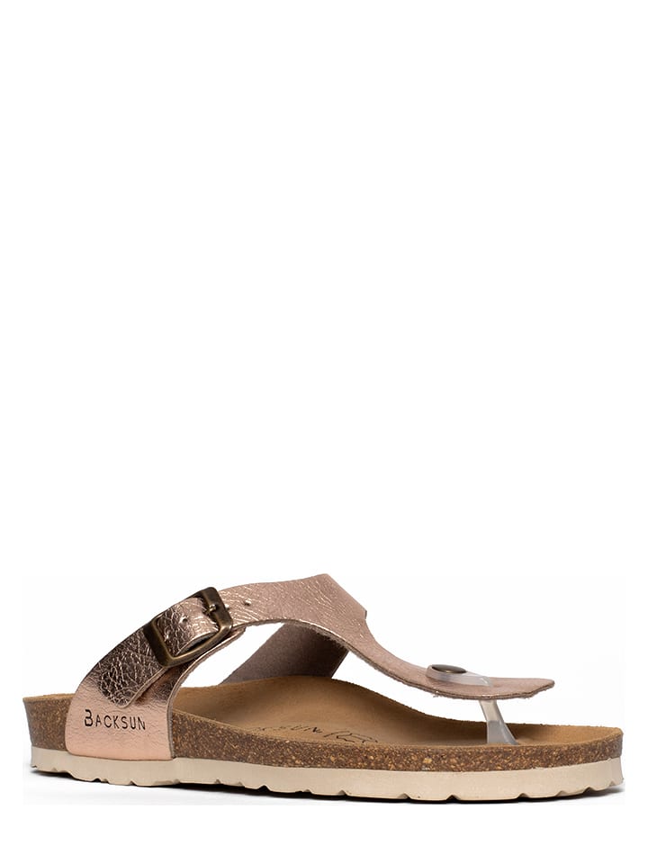 BACKSUN Japonki w kolorze różowozłotym rozmiar: 38