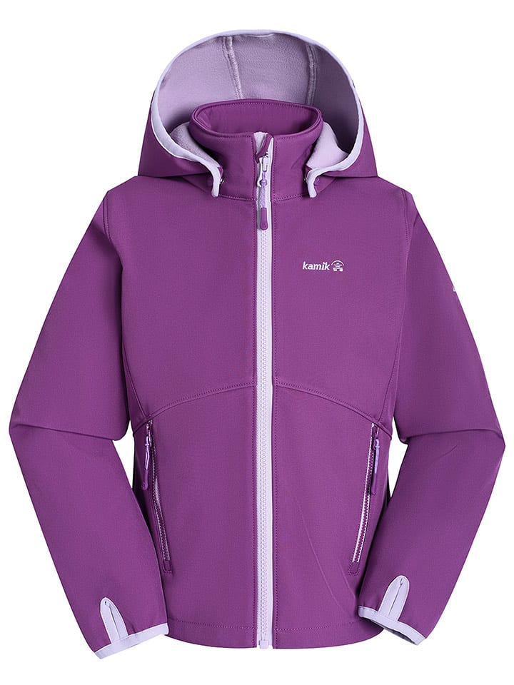 Kamik Kurtka softshellowa "Faye" w kolorze fioletowym rozmiar: 98