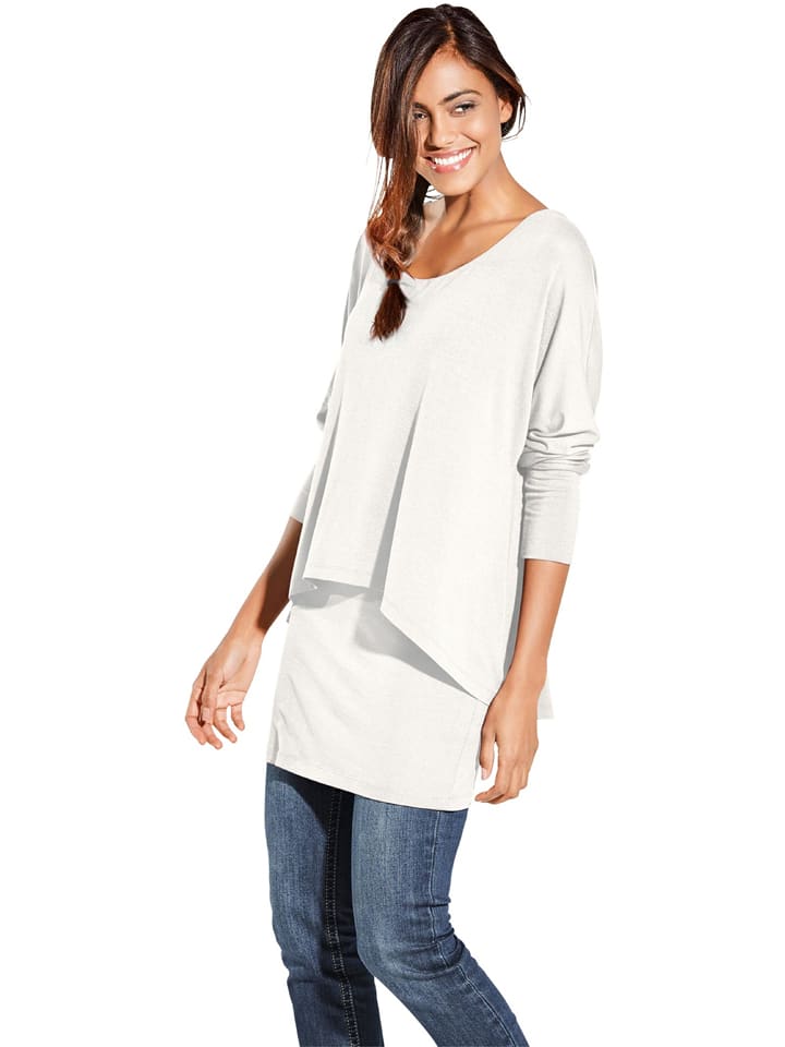 Heine Koszulka w kolorze kremowym rozmiar: 50