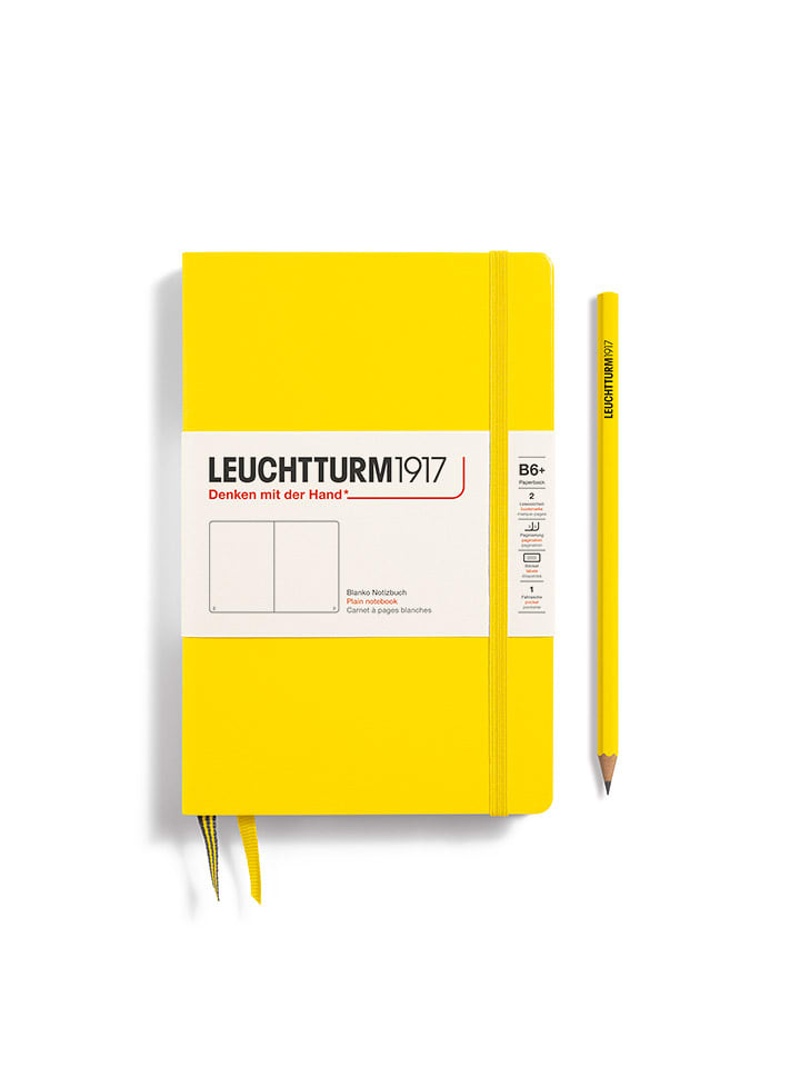 LEUCHTTURM1917 Notatnik w kolorze żółtym - B6+ rozmiar: onesize