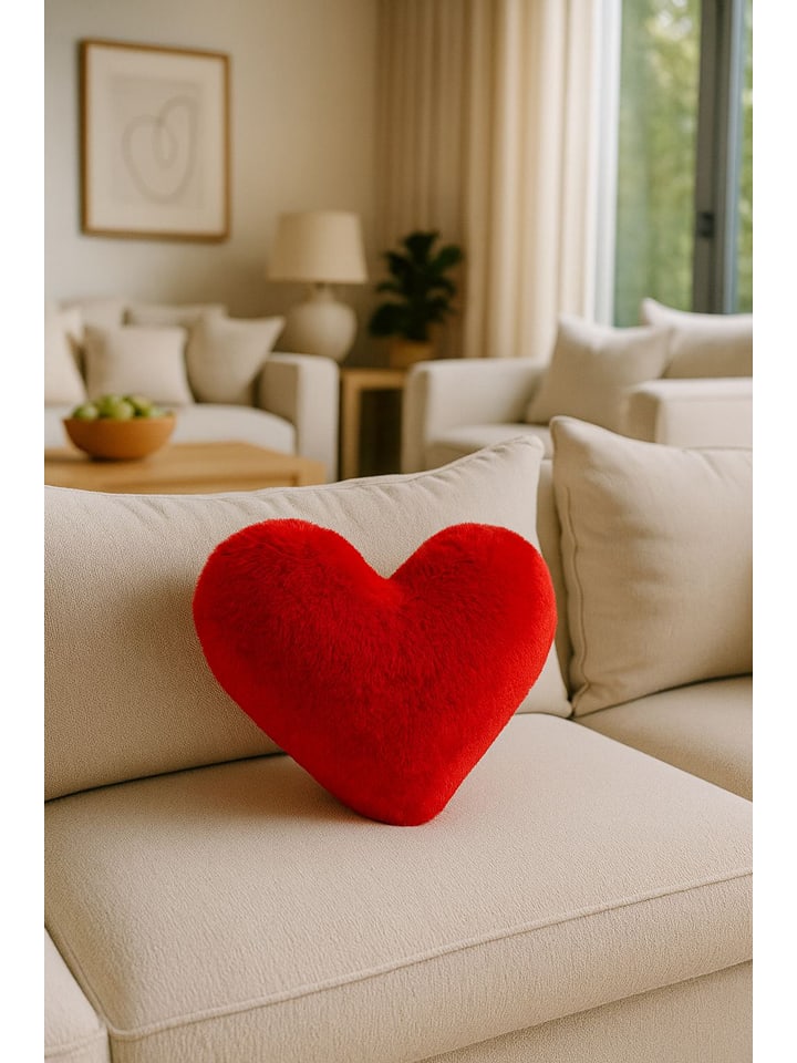 Wallity Poduszka w kolorze czerwonym - 38 x 33 cm rozmiar: onesize