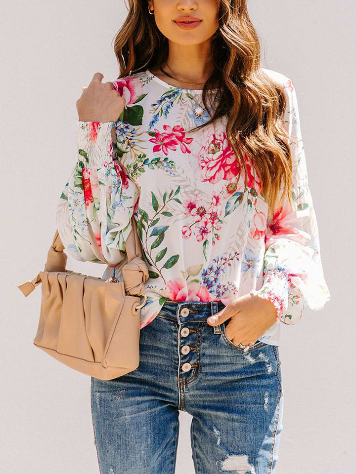 LA Angels Bluzka w kolorze kremowo-różowym rozmiar: L