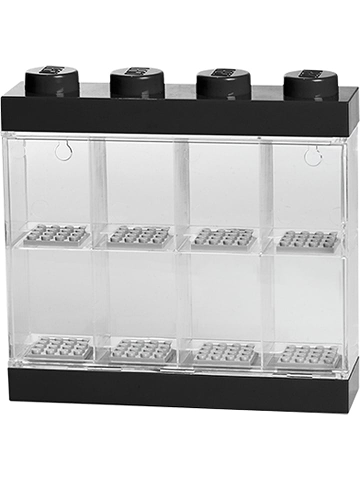 LEGO Pojemnik w kolorze czarnym na figurki - 19,1 x 18,4 x 4,7 cm rozmiar: onesize