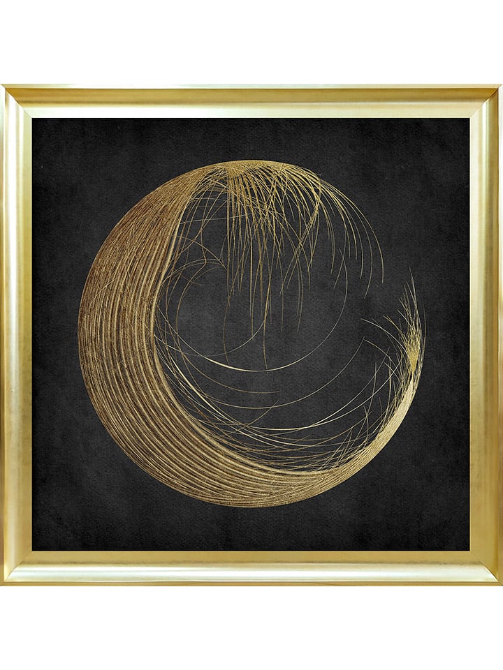 Ars Longa Druk artystyczny "Abstract Vision of the moon" w ramce - 70 x 70 cm rozmiar: onesize