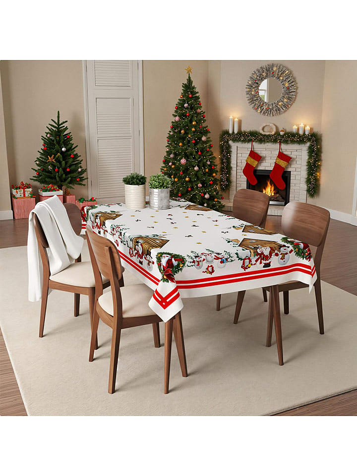 Colourful Cotton Obrus ze wzorem rozmiar: 160x220 cm