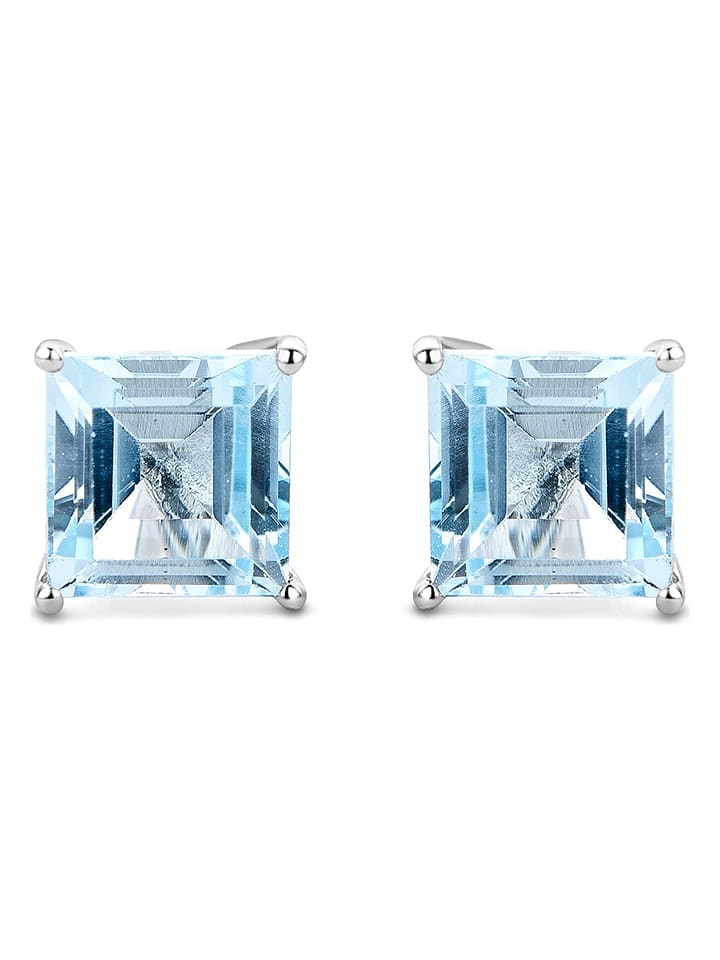 Diamant Exquis Złote kolczyki-wkrętki z topazami rozmiar: onesize