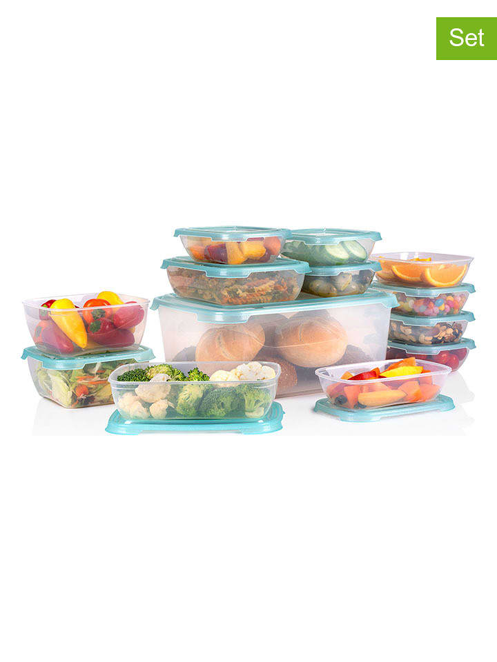 Alpina Pojemniki (13 szt.) w kolorze błękitnym do żywności rozmiar: onesize