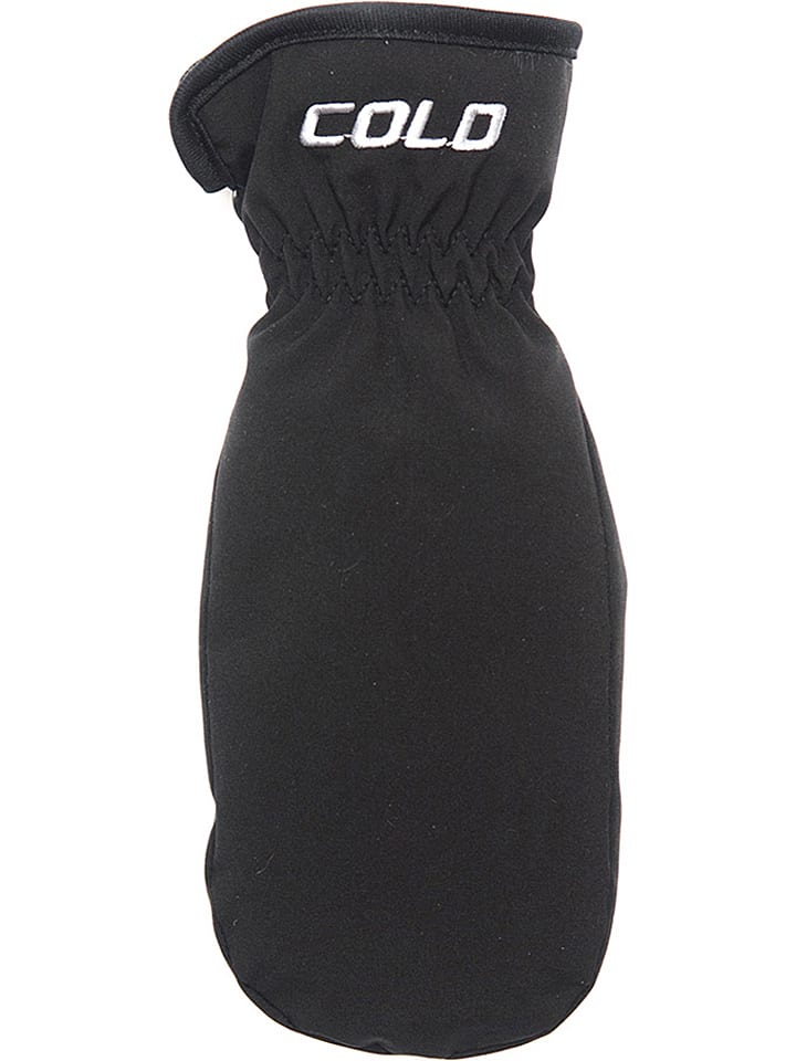 COLD Rękawiczki softshellowe w kolorze czarnym rozmiar: 140/146