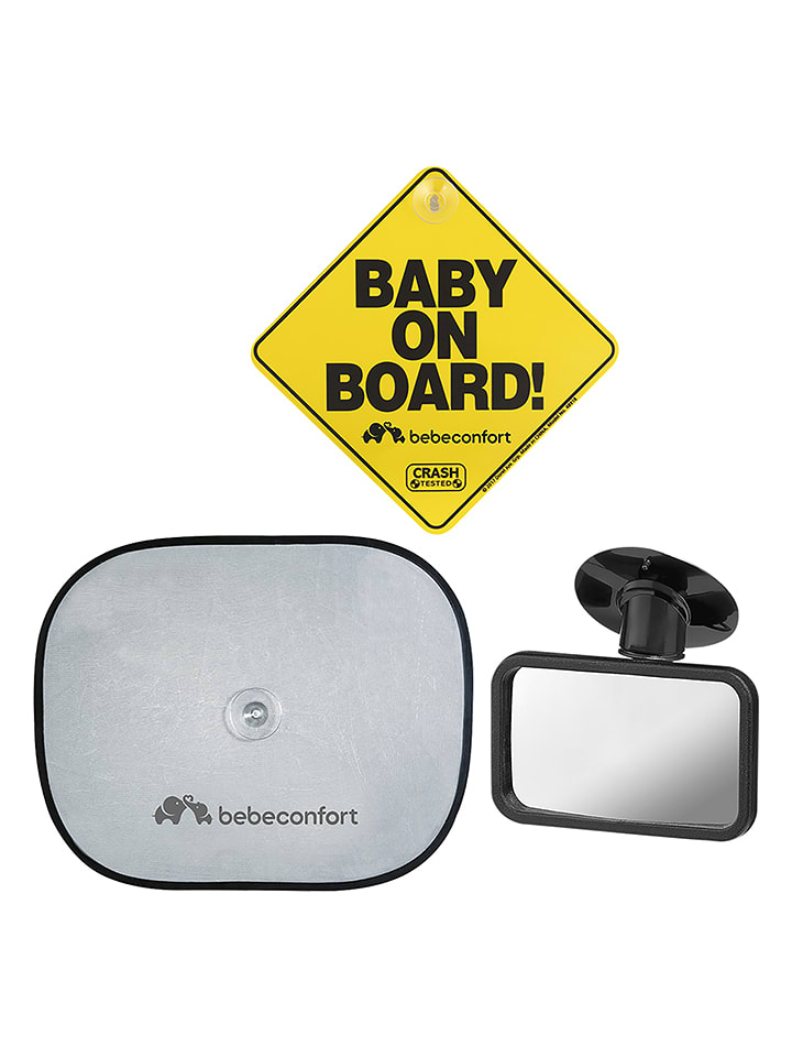 Bebeconfort 3-częściowy zestaw "BBC Travel Safety Kit" w kolorze czarnym rozmiar: onesize