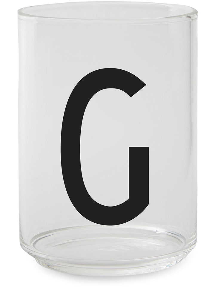 Design Letters Szklanka w kolorze czarnym - 350 ml rozmiar: onesize