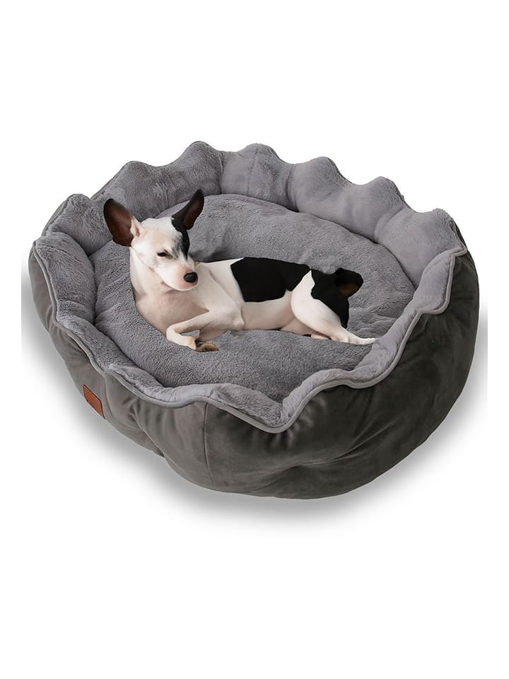 Paws&Whiskers Legowisko "Elsa" w kolorze antracytowym dla zwierząt rozmiar: 65x55x18 cm