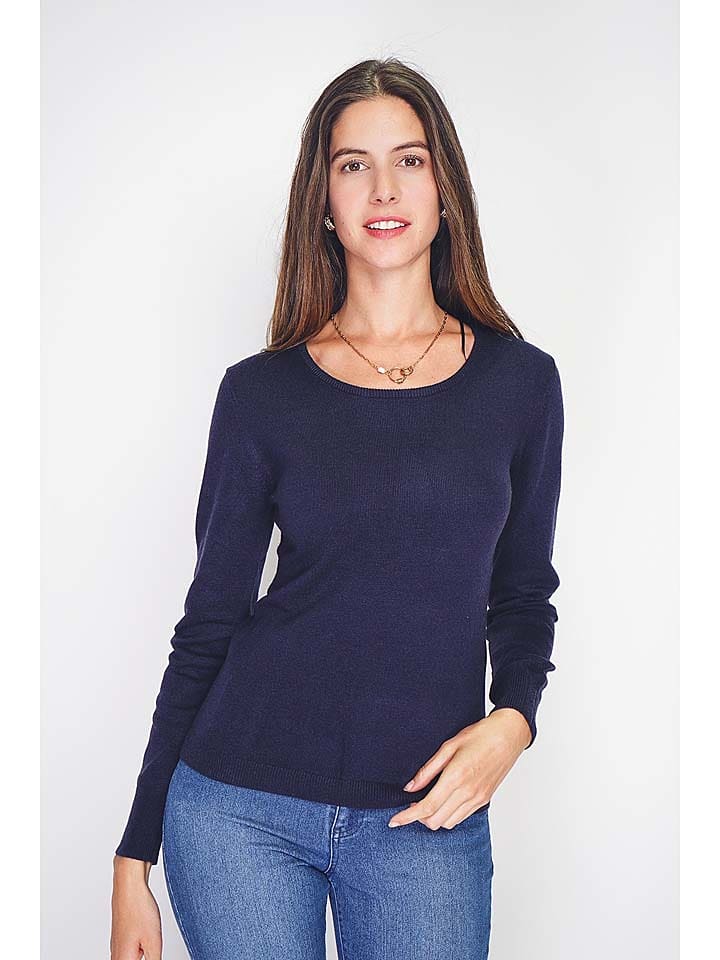 William de Faye Sweter w kolorze granatowym rozmiar: 42