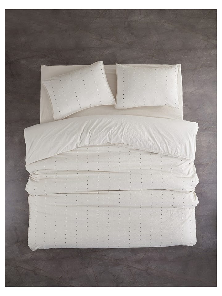 Elizabed Komplet pościeli renforcé w kolorze białym rozmiar: 240x220 cm