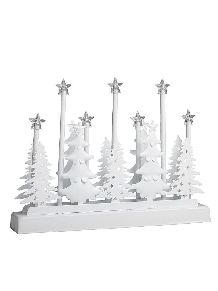 Hollybell Dekoracyjna lampa LED w kolorze białym - 32 x 23 x 5,5 cm rozmiar: onesize
