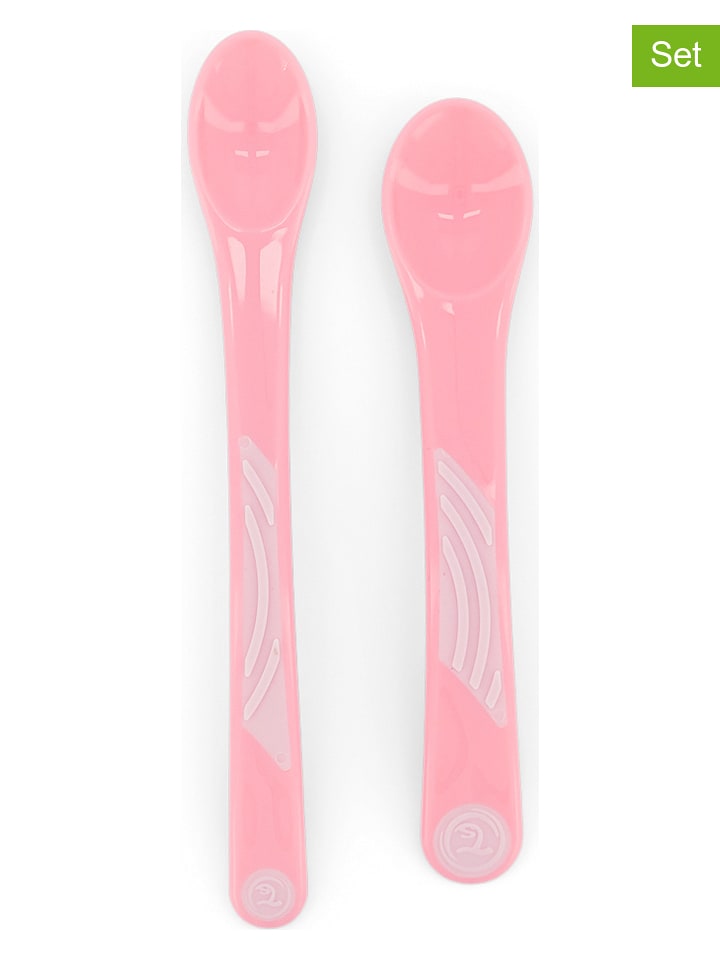 Twistshake Łyżki (2 szt.) w kolorze jasnoróżowym rozmiar: onesize