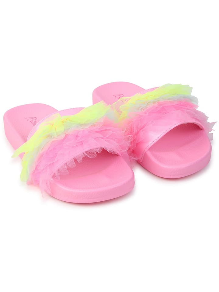 Billieblush Klapki w kolorze jasnoróżowo-żółtym rozmiar: 35