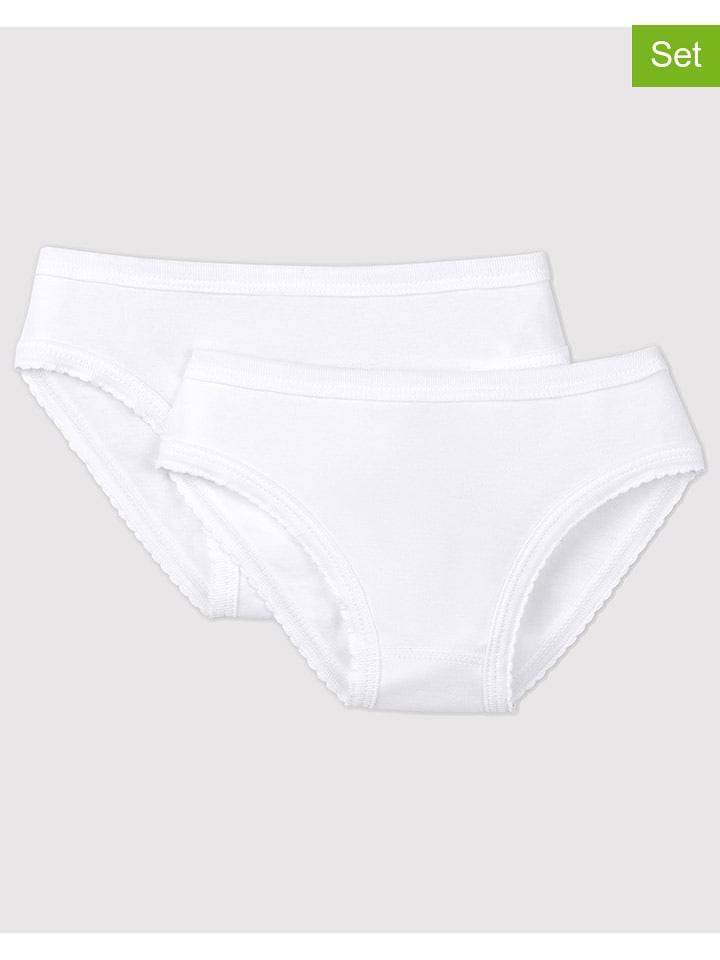 PETIT BATEAU Majtki (2 pary) w kolorze białym rozmiar: 86