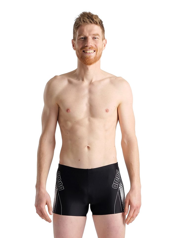 Arena Kąpielówki w kolorze czarno-białym rozmiar: 6