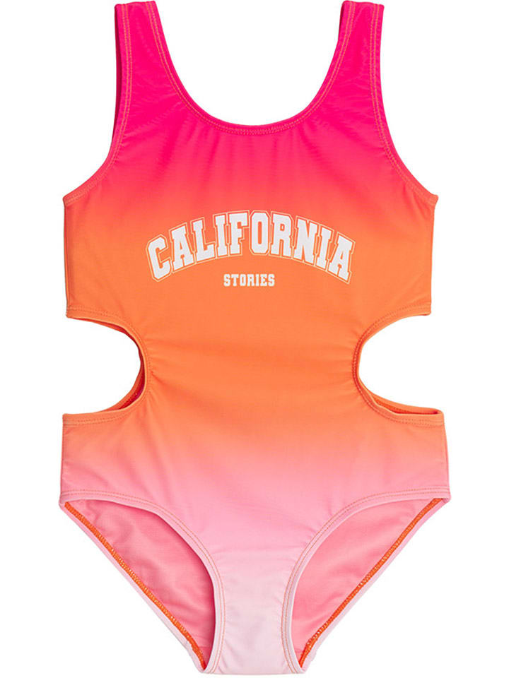 COOL CLUB Strój kąpielowy w kolorze różowo-jasnoróżowo-pomarańczowym rozmiar: 170