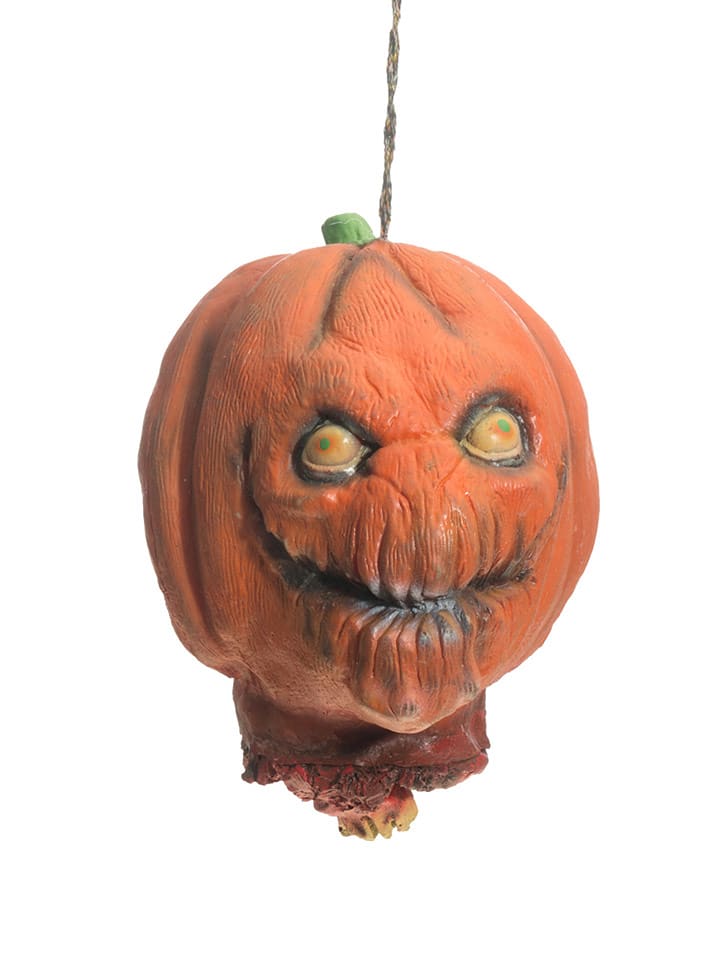 CHAKS Zawieszka dekoracyjna "Pumpkin Head" w kolorze pomarańczowym - 19 x 21 x 17 cm rozmiar: onesize