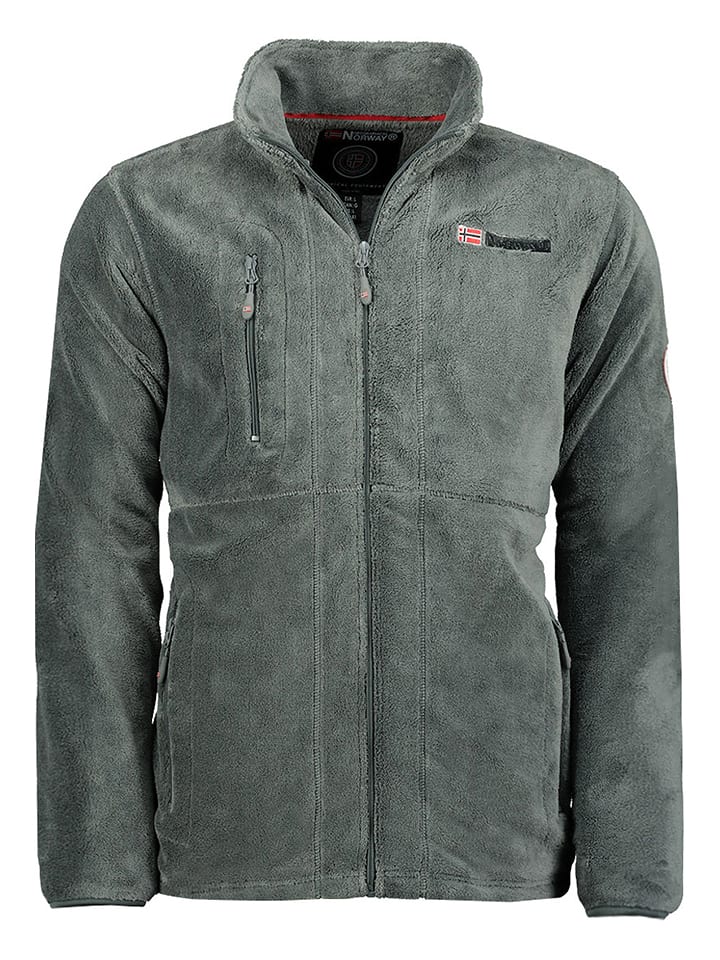 Geographical Norway Kurtka polarowa "Upload" w kolorze szarym rozmiar: 3XL