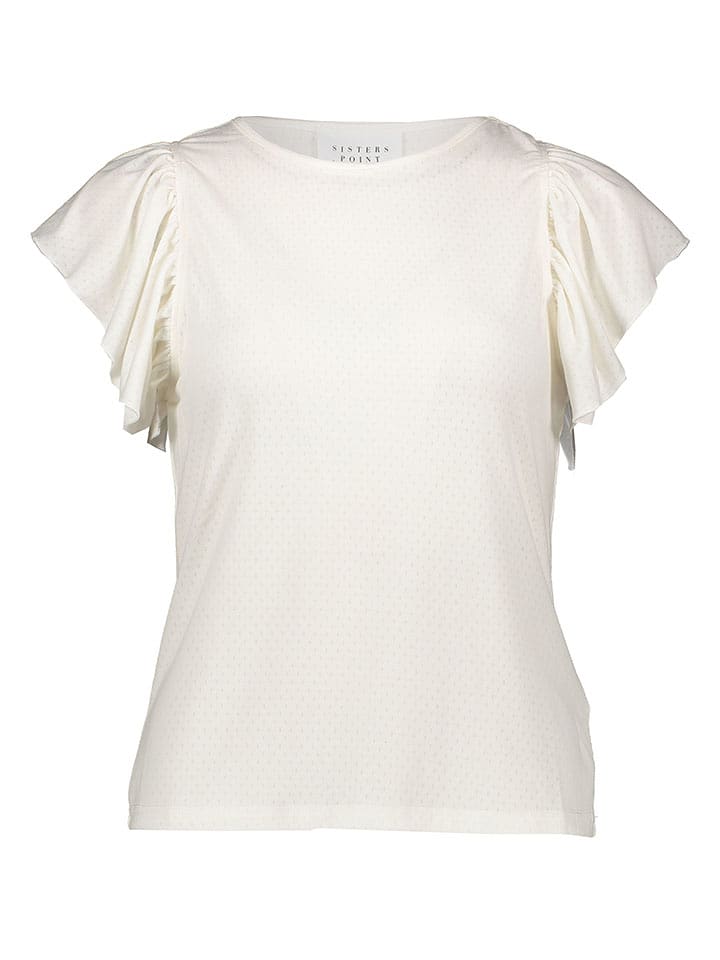 SisterS point Koszulka w kolorze kremowym rozmiar: S