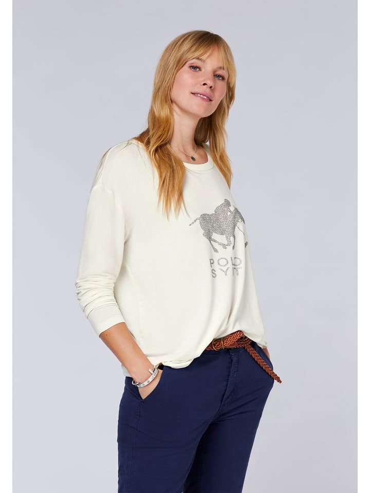 Polo Sylt Koszulka w kolorze kremowym rozmiar: M