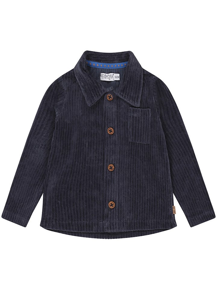 Dirkje Koszula sztruksowa w kolorze granatowym rozmiar: 86