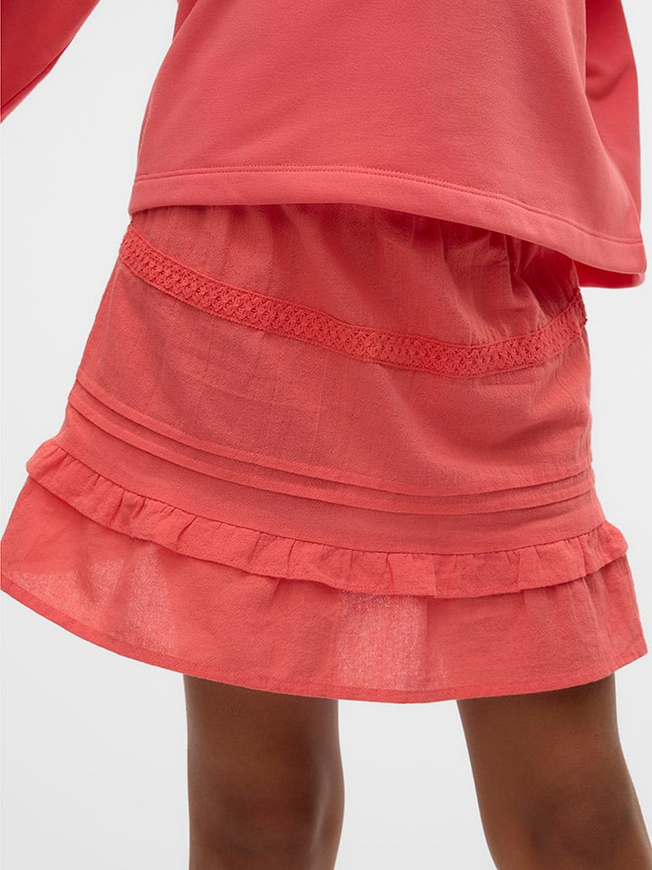 Vero Moda Girl Spódnica "Pretty" w kolorze czerwonym rozmiar: 146
