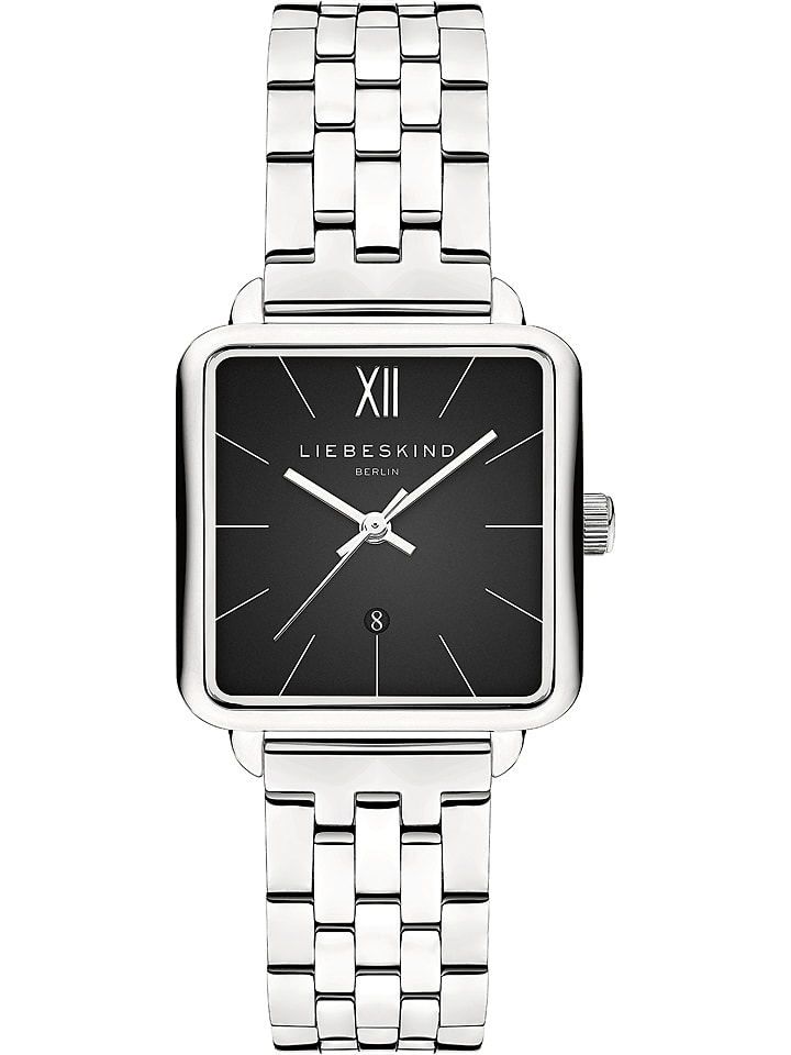 Liebeskind Zegarek kwarcowy w kolorze srebrno-czarnym rozmiar: onesize