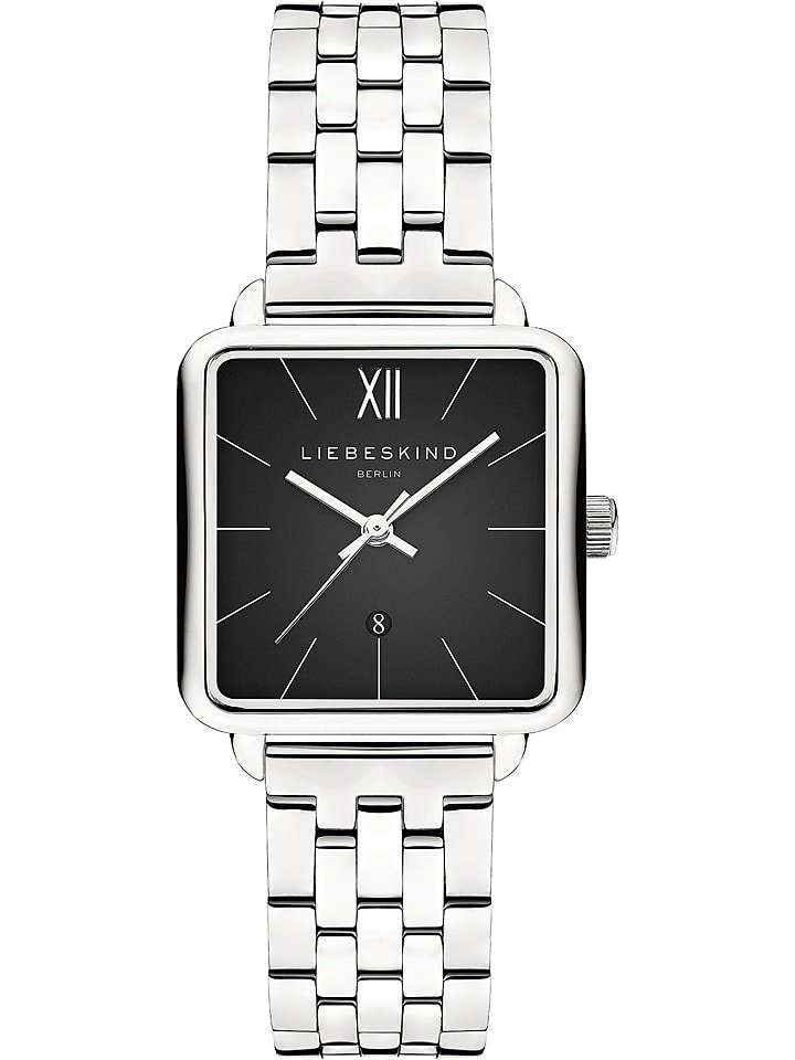 Liebeskind Zegarek kwarcowy w kolorze srebrno-czarnym rozmiar: onesize