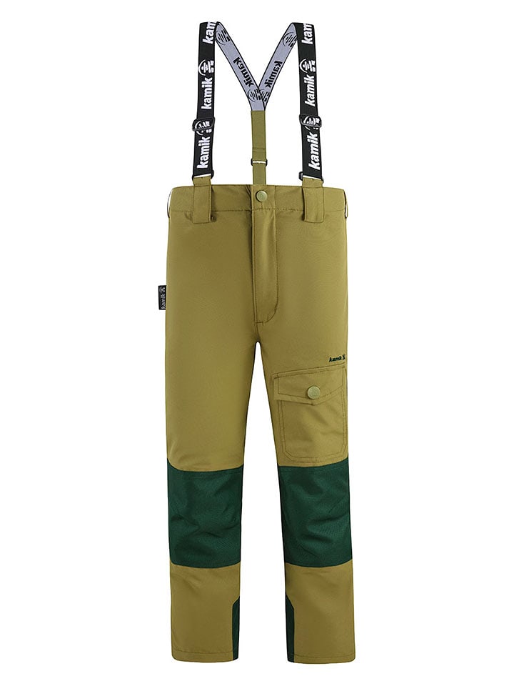 Kamik Spodnie funkcyjne "Blaze" w kolorze khaki rozmiar: 116