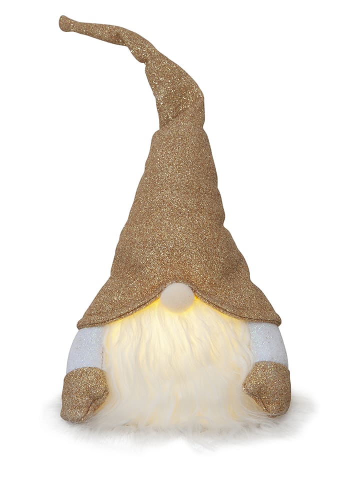 STAR Trading Figurka dekoracyjna LED "Joylight" w kolorze złotym - 12 x 28 cm rozmiar: onesize