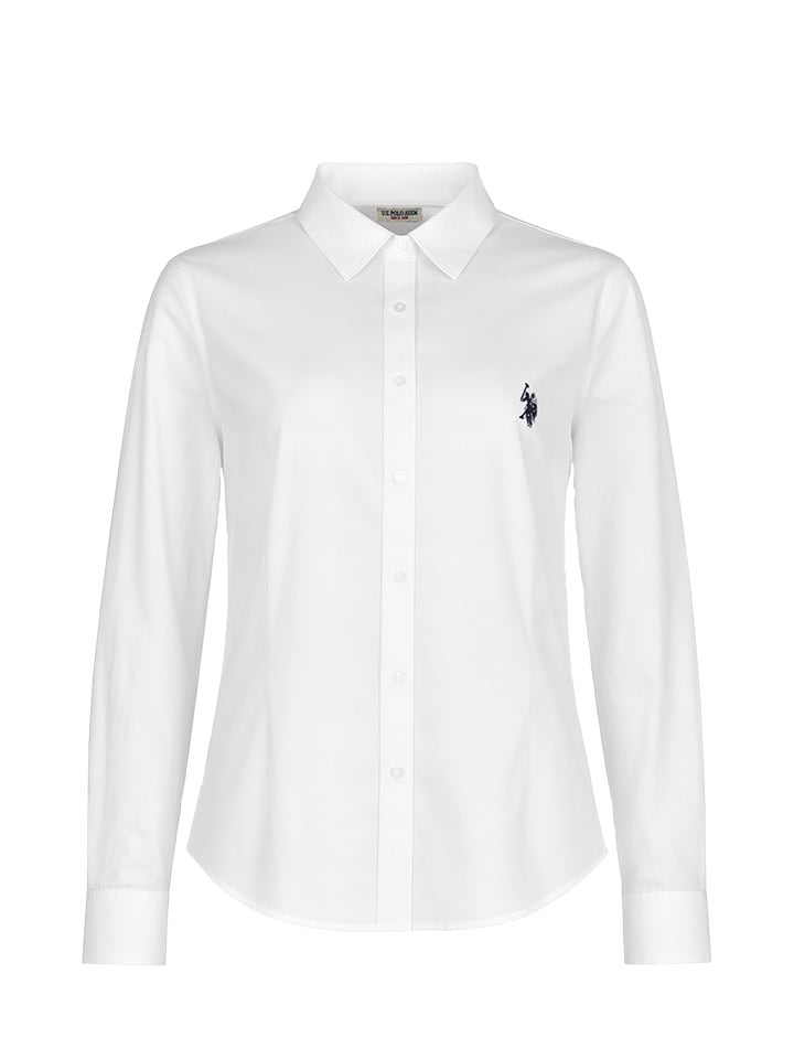 U.S. Polo Assn. Koszula - Slim fit - w kolorze białym rozmiar: S