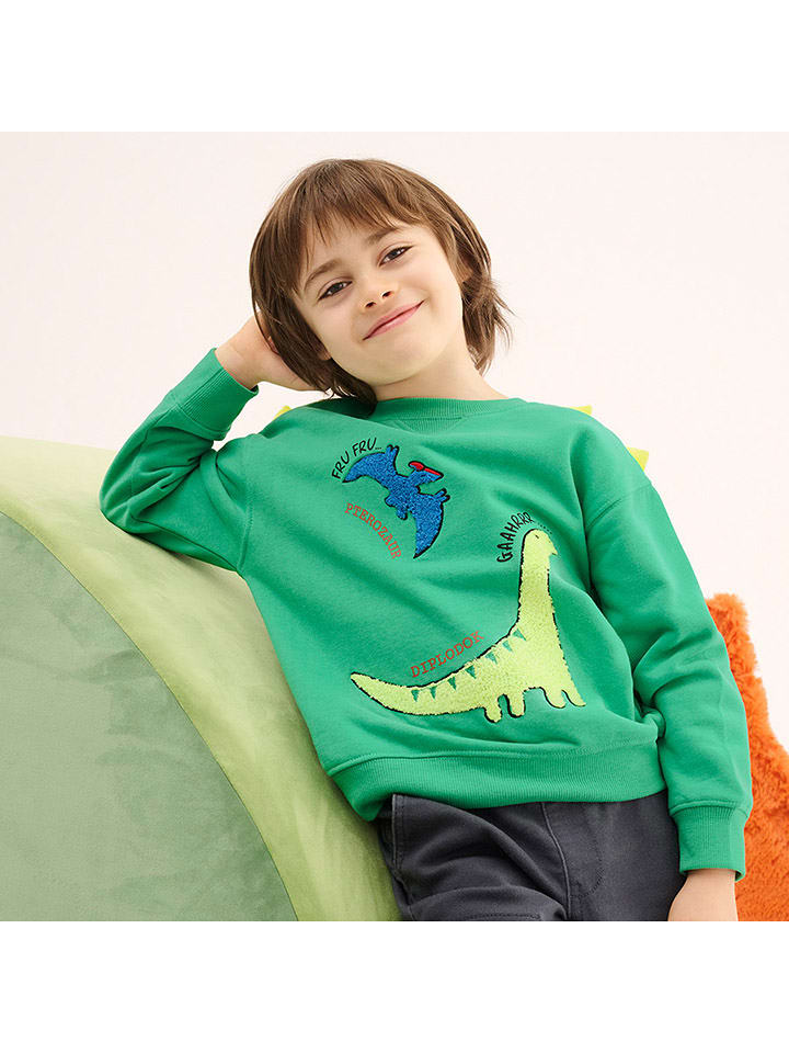 COOL CLUB Bluza w kolorze zielonym rozmiar: 128