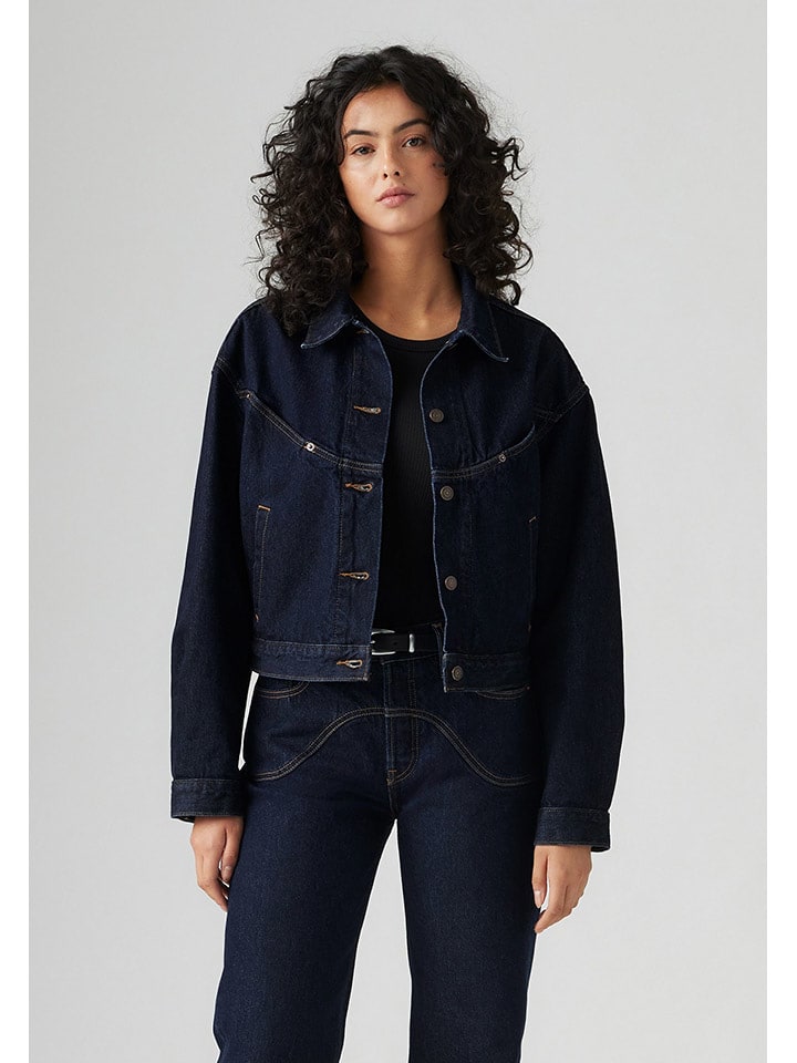 Levi's Kurtka dżinsowa w kolorze granatowym rozmiar: S