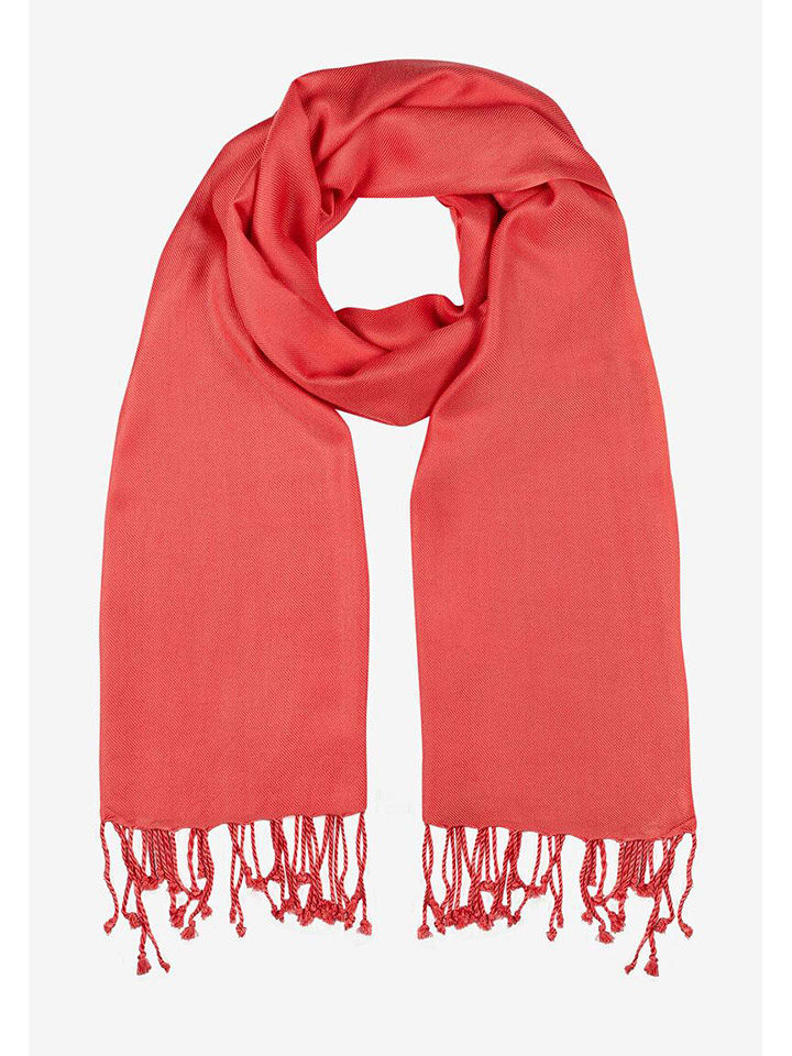 More & More Szal w kolorze koralowym rozmiar: onesize