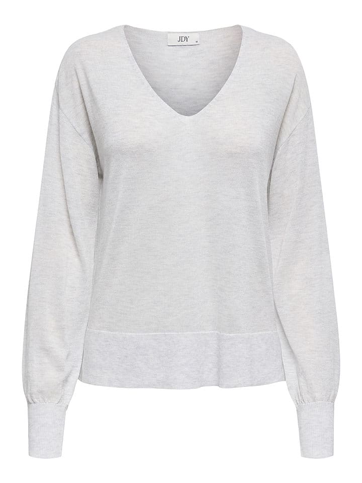 JDY Sweter w kolorze białym rozmiar: M