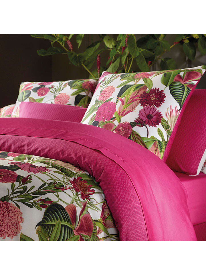 CXL by Christian Lacroix Satynowe prześcieradło w kolorze różowym rozmiar: 260x290 cm