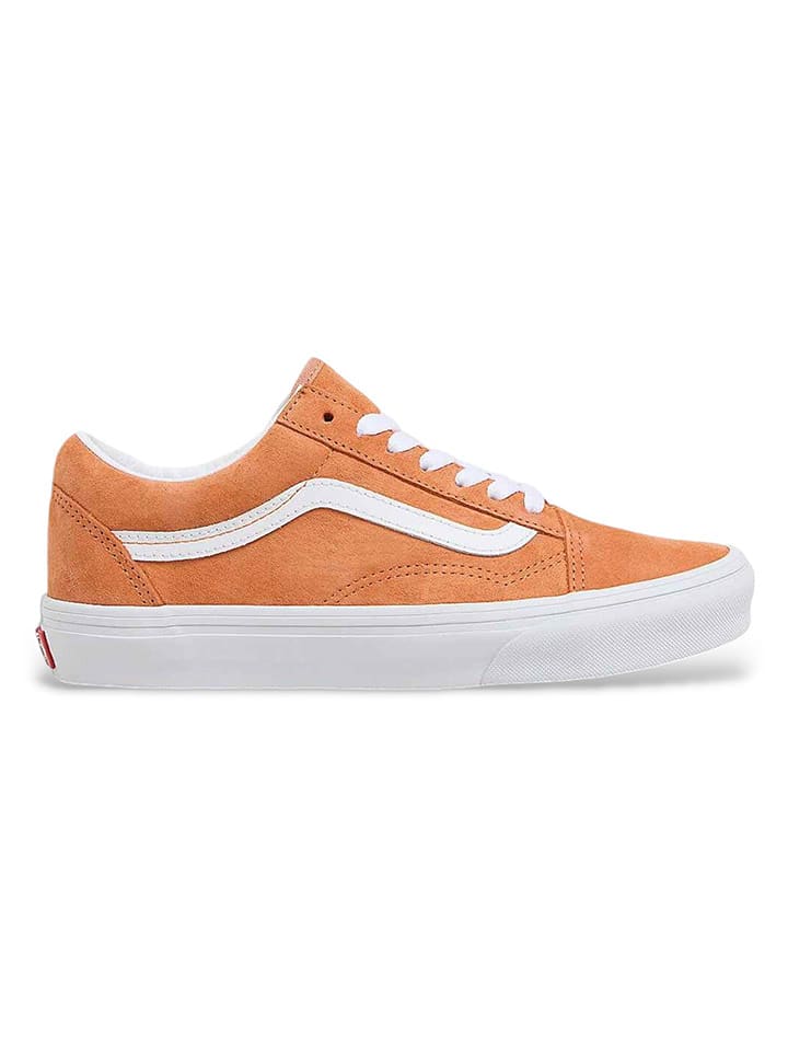 Vans Skórzane sneakersy "Old Skool" w kolorze pomarańczowym rozmiar: 36,5