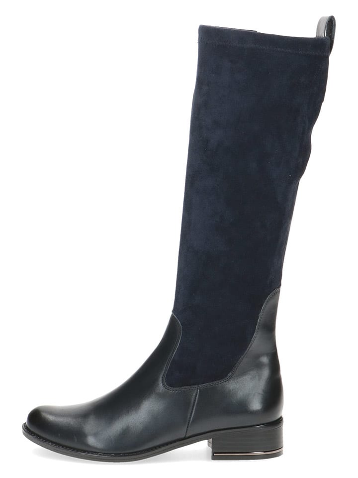 Caprice Kozaki w kolorze granatowym rozmiar: 38,5