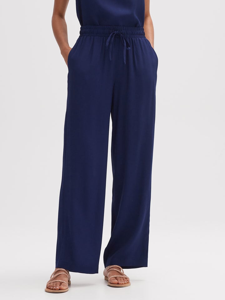 OPUS Spodnie w kolorze granatowym rozmiar: 38