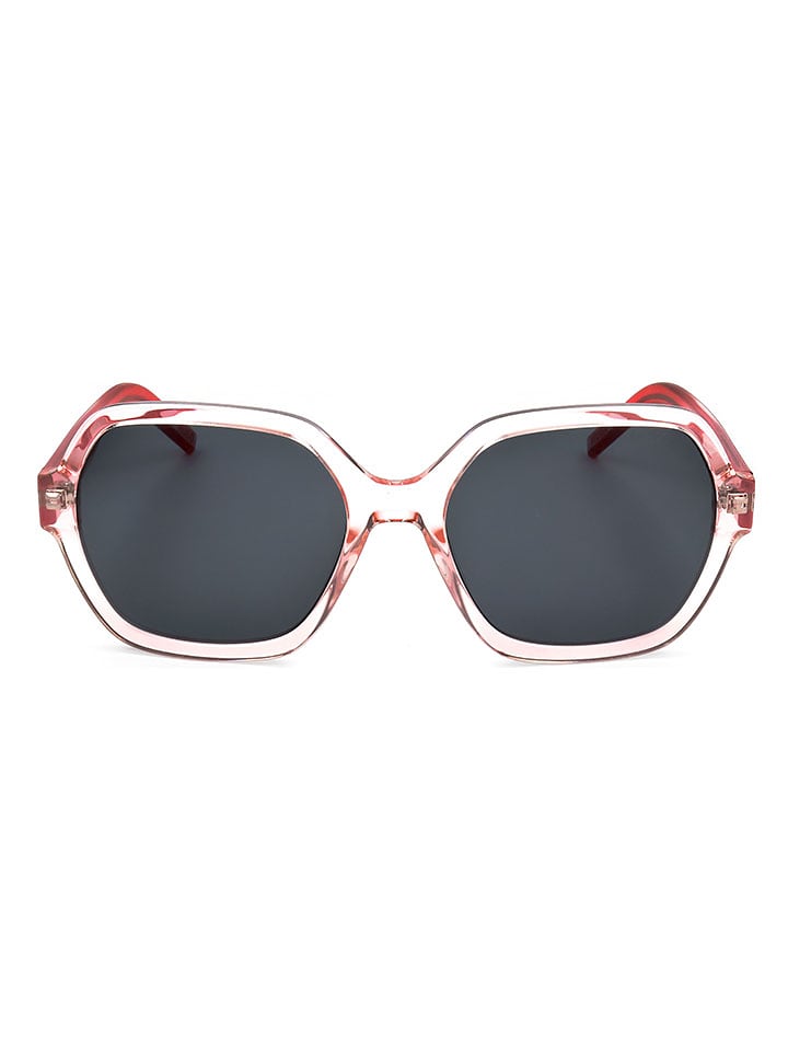 HUGO Damskie okulary przeciwsłoneczne w kolorze czerwonym rozmiar: 56