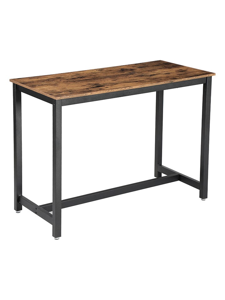 Songmics Stolik barowy w kolorze brązowym - 120 x 90 x 60 cm rozmiar: onesize