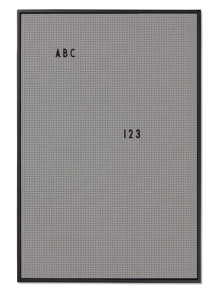 Design Letters Tablica ogłoszeń w kolorze ciemnoszarym - A2 rozmiar: onesize