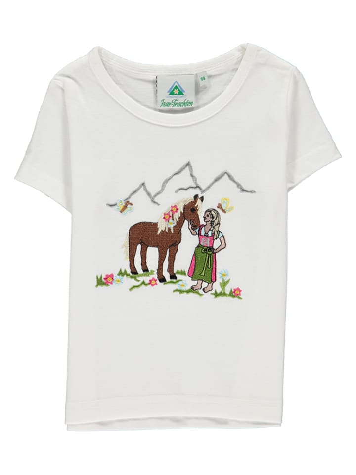 Isartrachten Koszulka w kolorze białym rozmiar: 98